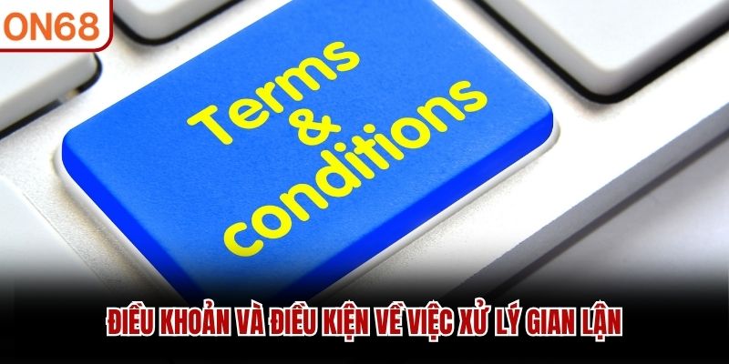 Điều khoản và điều kiện về việc xử lý gian lận